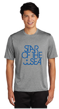 Heather Contender Tee / Vintage Heather / Star of the Sea Staff