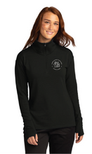 Ladies Flex Fleece 1/4-Zip / Black / Star of the Sea Staff