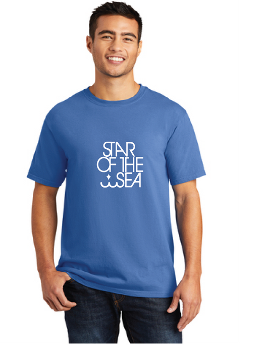 Garment-Dyed Tee / Blue Moon / Star of the Sea Staff