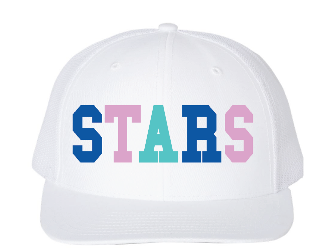 Adjustable Snapback Trucker Cap / White / Star Of The Sea