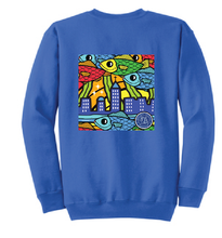Fleece Crewneck Sweatshirt (Youth & Adult) / 3 Colors / Star of The Sea