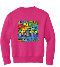 Fleece Crewneck Sweatshirt (Youth & Adult) / 3 Colors / Star of The Sea