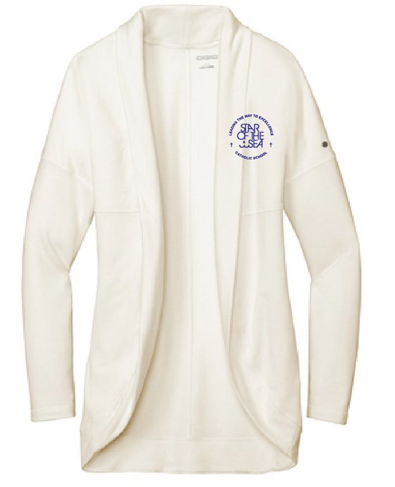 Women's Luuma Cocoon Fleece / Ivory Snow / Star of the Sea Staff