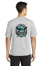 Electric Heather Tee / Silver / Virginia Beach Stripers Baseball