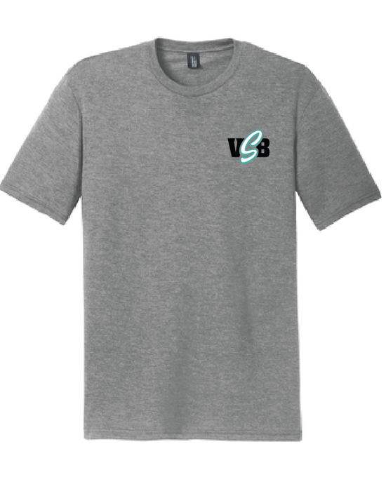 Softstyle Triblend T-shirt / Heather Grey / Virginia Beach Stripers Baseball
