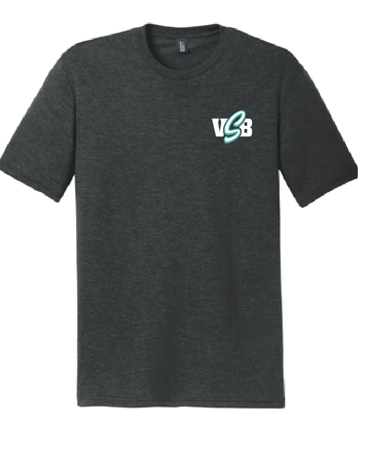 Softstyle Triblend Tee / Black Frost / Virginia Beach Stripers Baseball