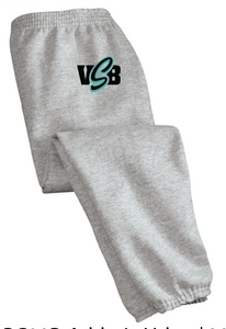 Essential Fleece Sweatpant with Pockets / Athletic Heather / Virginia Beach Stripers Baseball