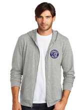 Medal Full-Zip Hoodie / Light Grey / Three Oaks Elementary School Staff