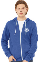 Sponge Fleece Full-Zip Hoodie / Royal Heather / Three Oaks Elementary School Staff