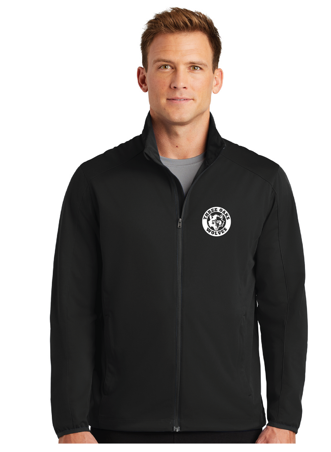 Active Soft Shell Jacket / Black / Three Oaks Elementary School Staff