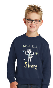 2025 Design Winner - Fleece Crewneck Sweatshirt (Youth & Adult) / Navy / Three Oaks Elementary