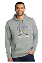 Nike Club Fleece Pullover Hoodie / Dark Grey Heather / Tallwood High School Field Hockey