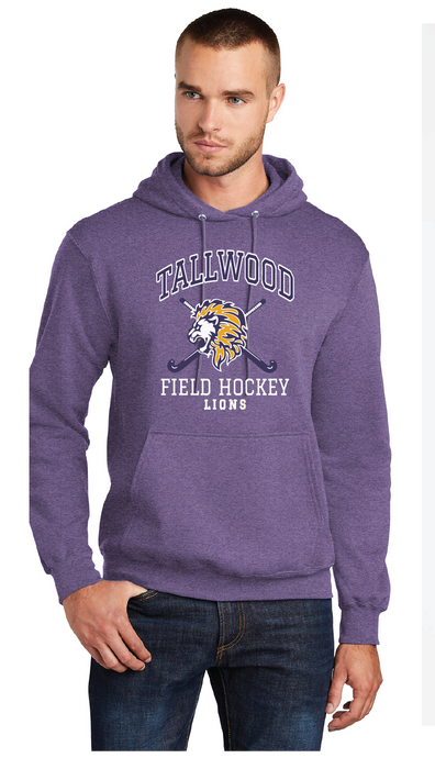 Core Fleece Pullover Hooded Sweatshirt  / Purple / Tallwood High School Field Hockey