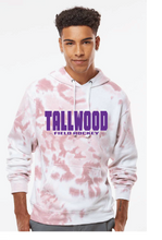 Tie-Dye Fleece Hooded Sweatshirt / Red / Tallwood High School Field Hockey