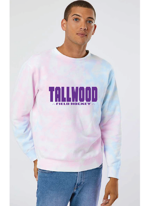 Midweight Tie-Dyed Sweatshirt / Tie Dye Cotton Candy / Tallwood High School Field Hockey