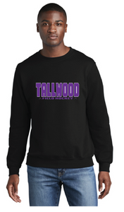 Core Fleece Crewneck Sweatshirt / Black / Tallwood High School Field Hockey