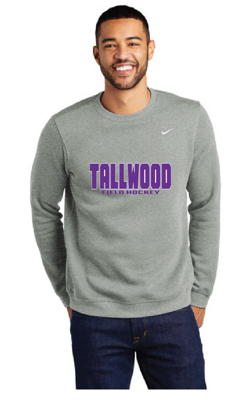 Nike college club fleece crew cheap