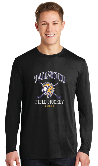 Long Sleeve Cotton Touch Tee / Black / Tallwood High School Field Hockey