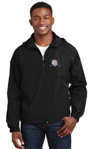 Hooded Raglan Jacket / Black / Tallwood High School Field Hockey