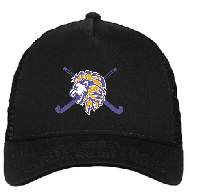 Snapback Trucker Cap / Black / Tallwood High School Field Hockey