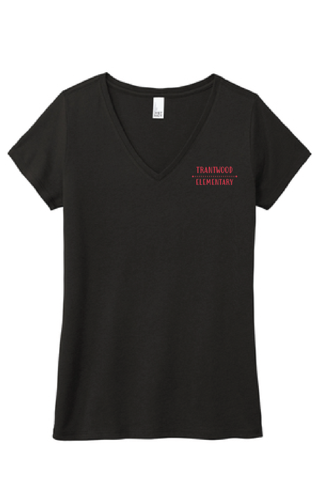 Women’s Perfect Tri V-Neck Tee / Black / Trantwood Elementary Staff