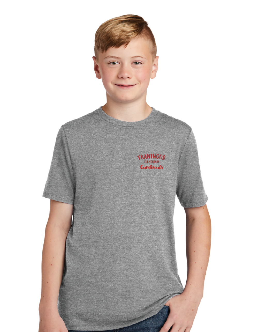 Perfect Tri Tee (Youth) / Heather Grey / Trantwood Elementary