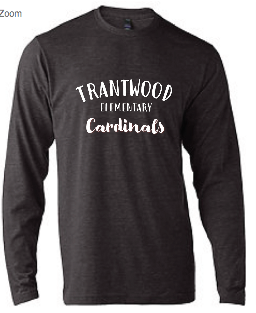 Perfect Tri Long Sleeve Tee / Black Frost / Trantwood Elementary