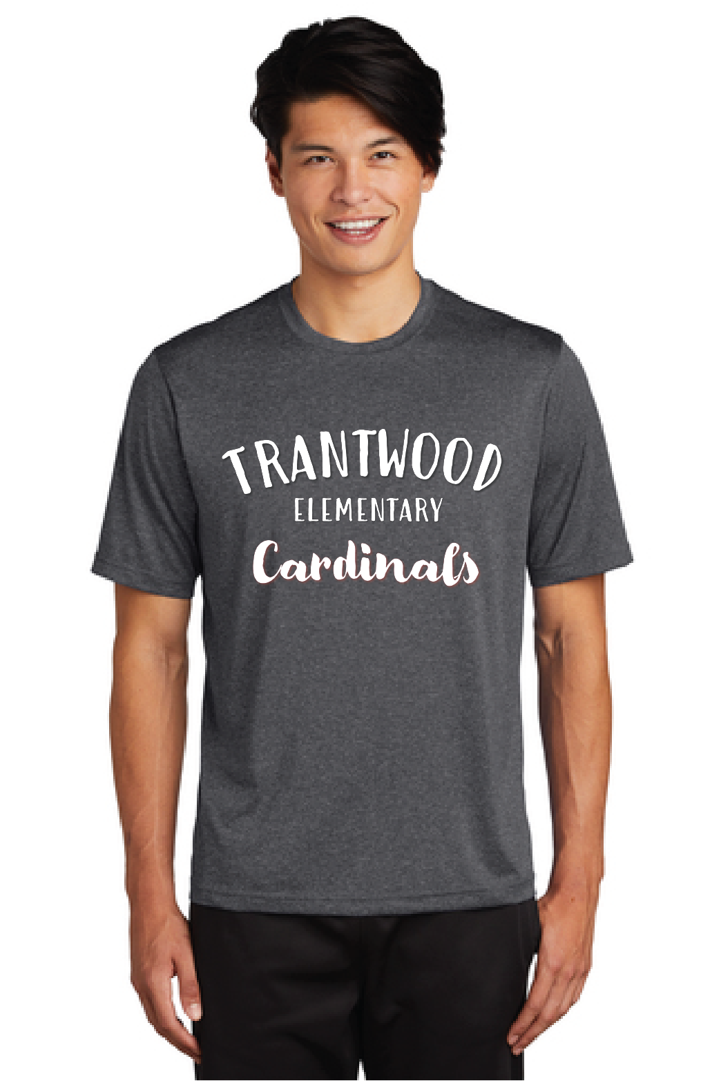 Heather Contender Tee / Graphite Heather / Trantwood Elementary