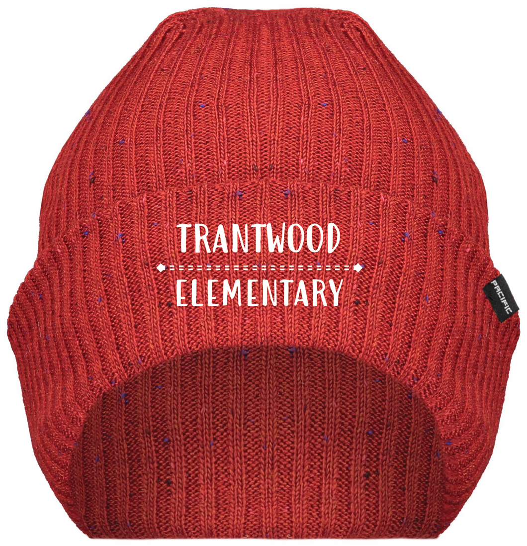 Tweed Beanie / Red / Trantwood Elementary School