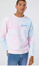 Midweight Tie-Dyed Sweatshirt / Tie Dye Cotton Candy / Virginia Beach High School Water Polo League