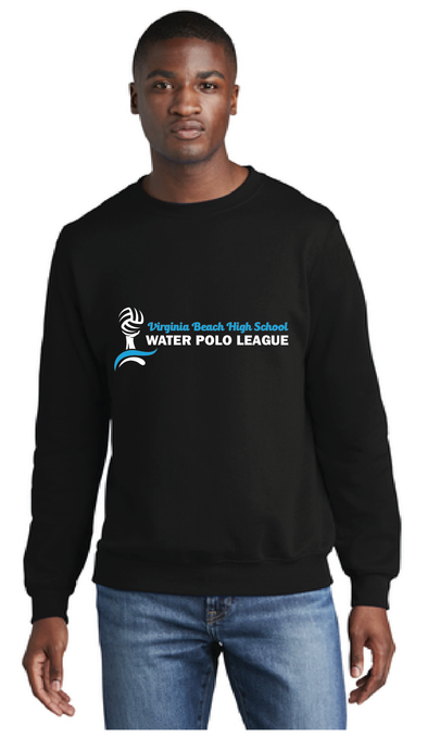 Core Fleece Crewneck Sweatshirt / Black / Virginia Beach High School Water Polo League