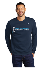 Nike Club Fleece Crew / Navy / Virginia Beach High School Water Polo League