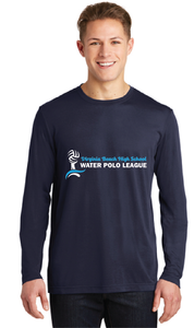 Long Sleeve Cotton Touch Tee / Navy / Virginia Beach High School Water Polo League