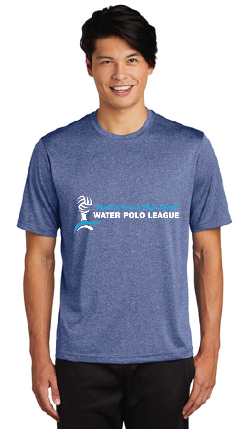 Heather Contender Tee / Heather Royal / Virginia Beach High School Water Polo League