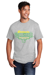 Core Cotton Tee  / Ash / Virginia Beach Middle School Volleyball