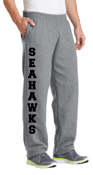 Fleece Sweatpants with Pockets / Athletic Heather / Virginia Beach Middle School Wrestling