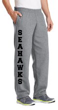 Fleece Sweatpants with Pockets / Athletic Heather / Virginia Beach Middle School Volleyball