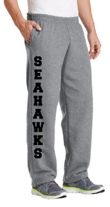 Fleece Sweatpants with Pockets / Athletic Heather / Virginia Beach Middle School Volleyball