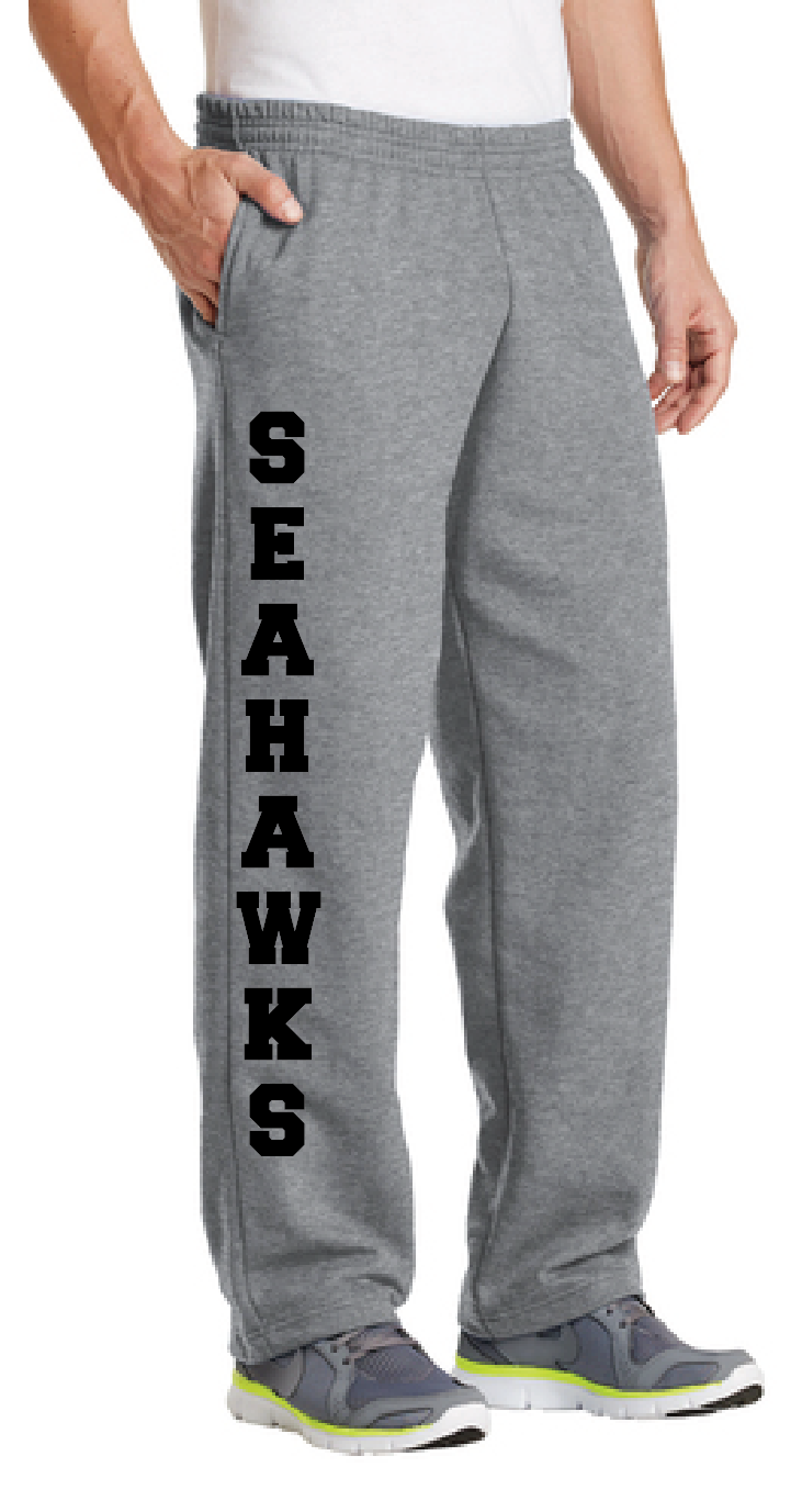 Fleece Sweatpants with Pockets / Athletic Heather / Virginia Beach Middle School Volleyball