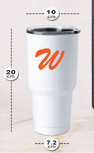 32 oz Stainless Steel Tumbler / Wahoos Baseball