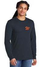 Perfect Tri Long Sleeve Tee (Youth & Adult) / Navy / Wahoos Baseball