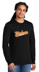 Perfect Tri Long Sleeve Tee (Youth & Adult) / Black / Wahoos Baseball