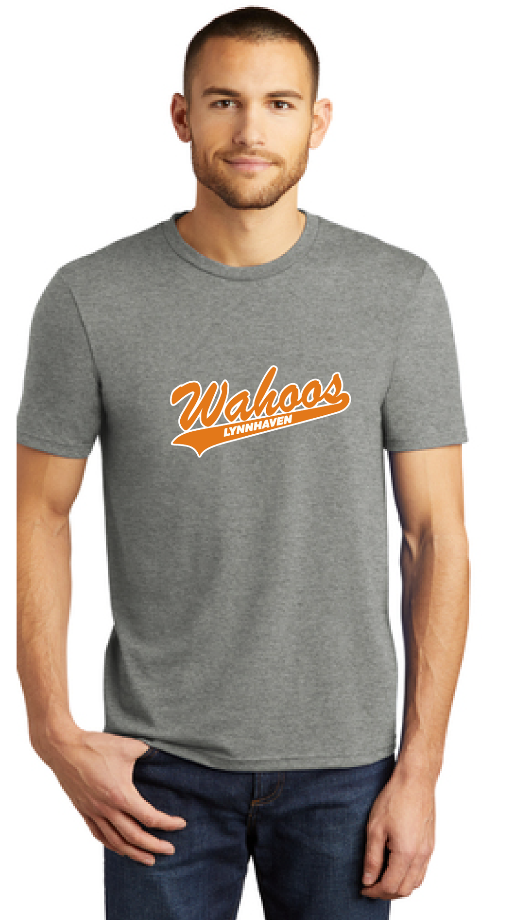 Perfect Tri Tee (Youth & Adult) / Grey Frost / Wahoos Baseball