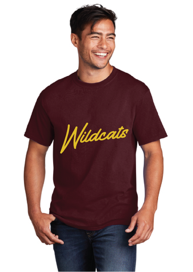 Core Cotton Tee (Youth & Adult) / Maroon / Walnut Grove Elementary School