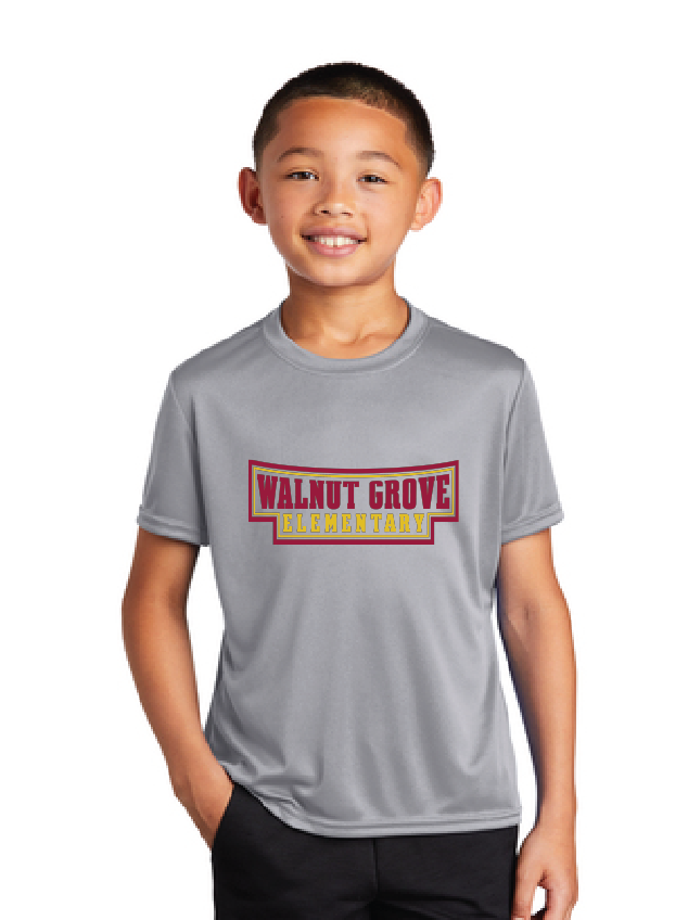 Performance Tee (Youth & Adult) / Silver / Walnut Grove Elementary School