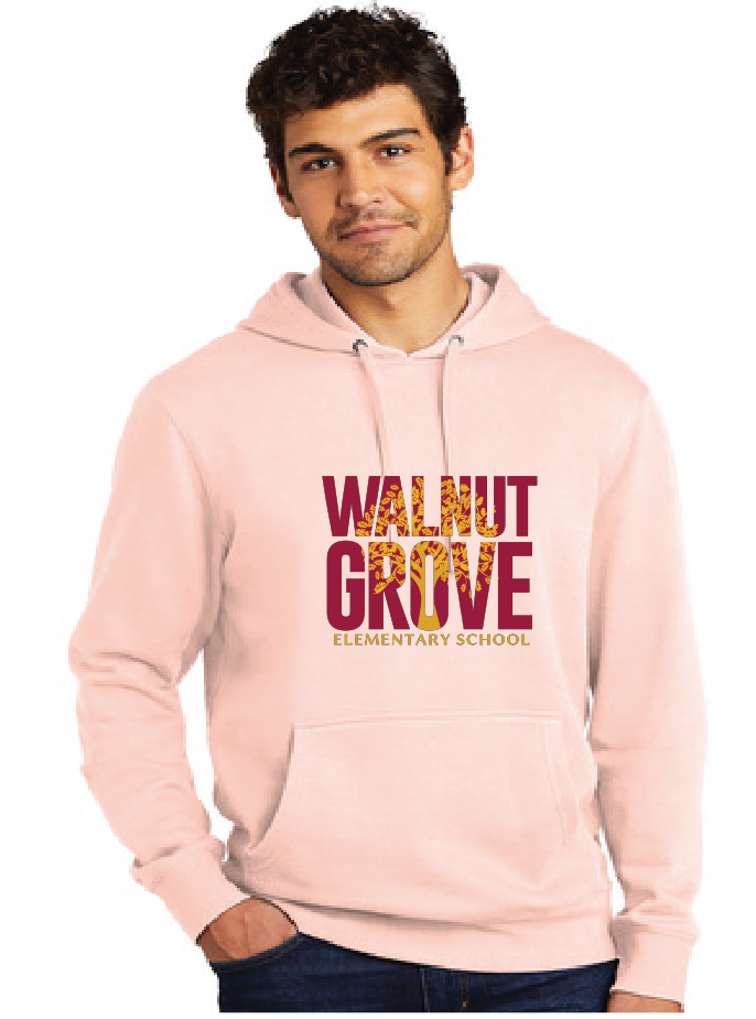 Fleece Hoody (Youth & Adult) / Pink / Walnut Grove Elementary School