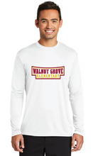 Long Sleeve Performance Tee / White / Walnut Grove Elementary School Staff