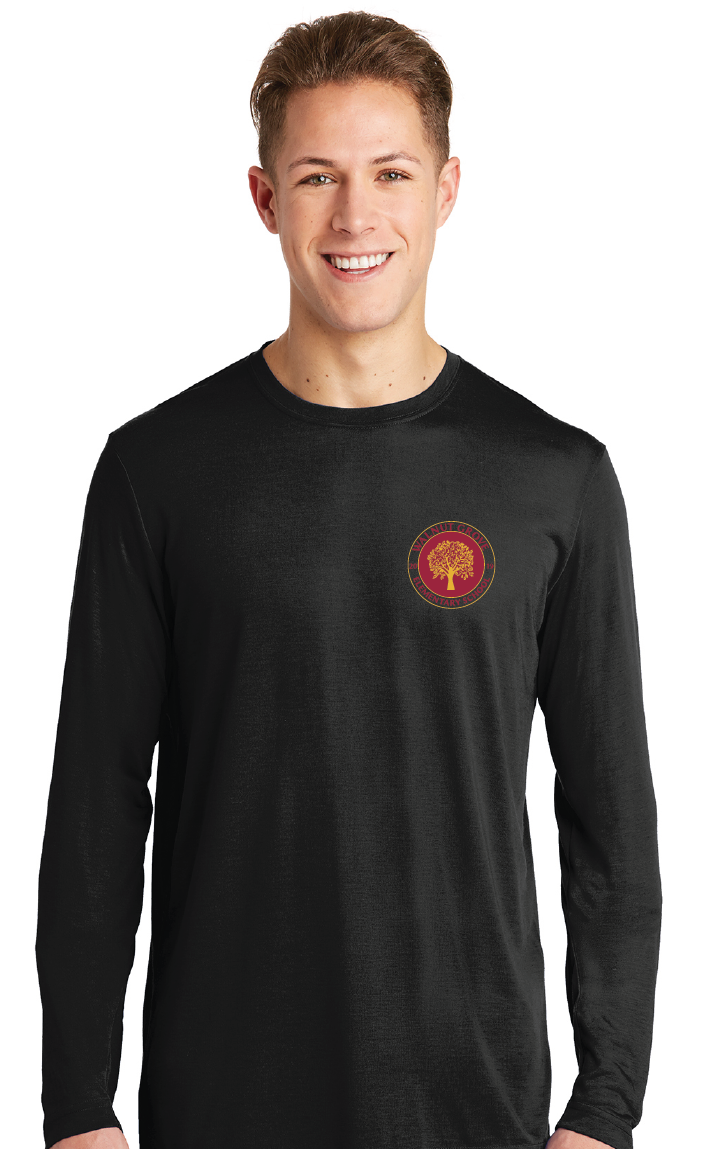 Long Sleeve Cotton Touch Tee / Black / Walnut Grove Elementary School Staff