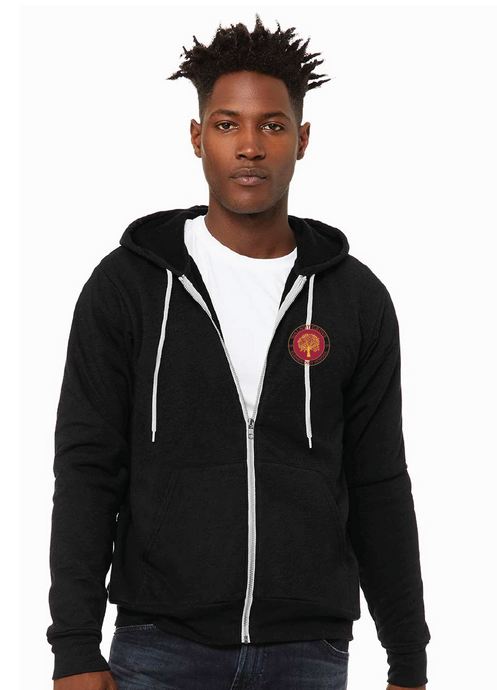 Unisex Sponge Fleece Hoodie / Heather Black  / Walnut Grove Elementary School Staff