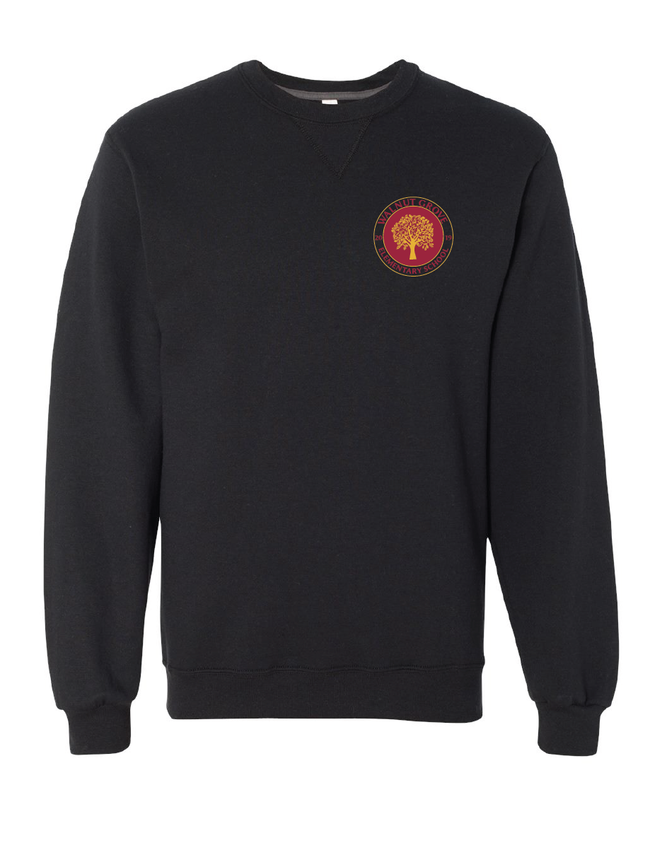 Sofspun Crewneck Sweatshirt / Black / Walnut Grove Elementary School Staff